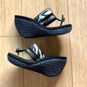 Volatile Wedge Platform Sandals